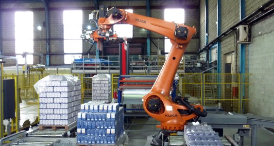 Palletizing Robot with Conveyor