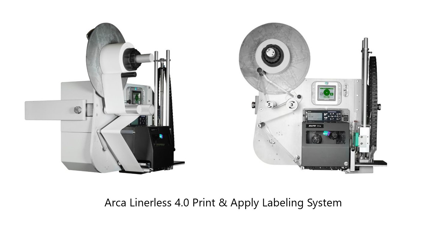 arca linerless print & apply labeling